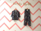 Friends Pj Set (Blue Edition) Half Sleeves - Comfy Nights