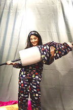 Friends Pj Set (Blue Edition) Half Sleeves - Comfy Nights