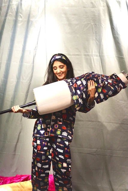 Friends Pj Set (Blue Edition) Half Sleeves - Comfy Nights