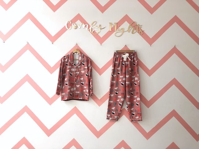 Friends Pj Set (Brown Edition) - Comfy Nights
