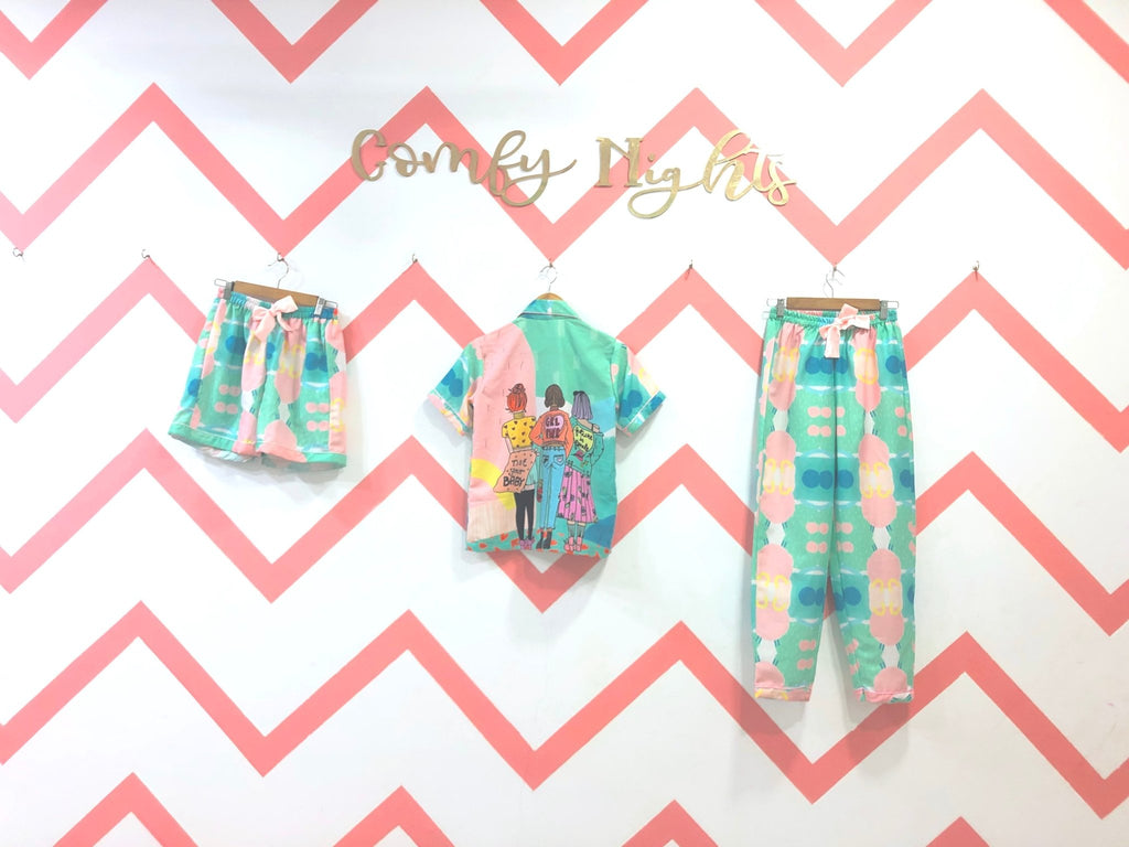 Girl Power 3 Pieces Set - Comfy Nights
