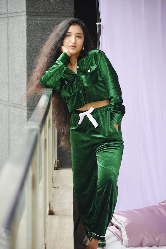 Green Co-Ord Set - Comfy Nights