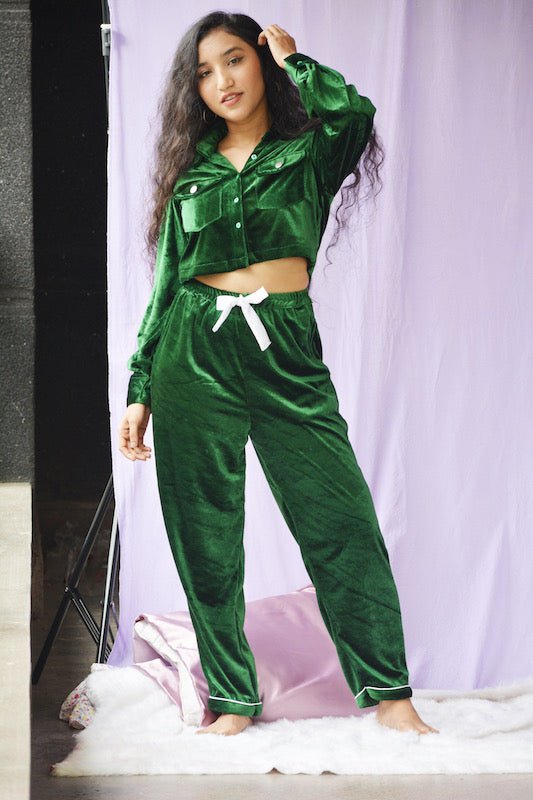 Green Co-Ord Set - Comfy Nights