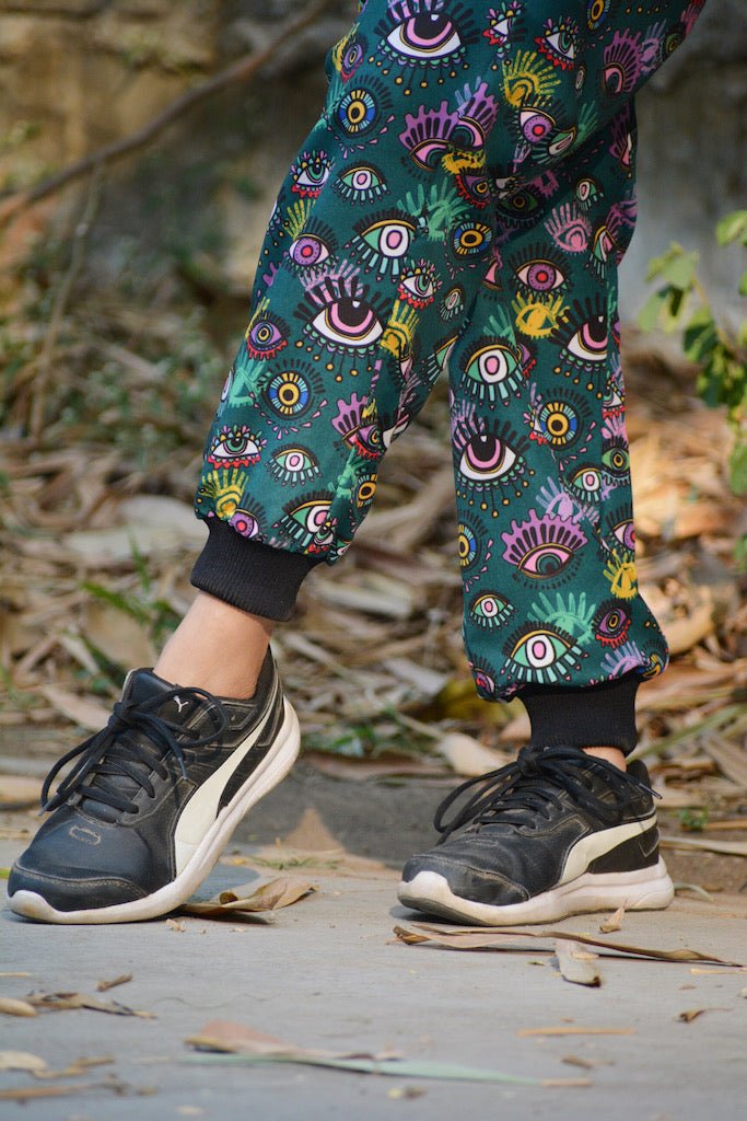 Green Eye Bomber Jacket + Jogger - Comfy Nights