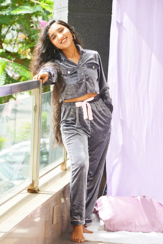 Grey Co-Ord Set - Comfy Nights