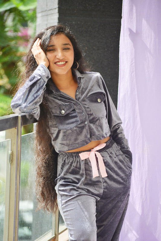 Grey Co-Ord Set - Comfy Nights