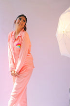 Happy Rainbow Patch Pj Set - Comfy Nights