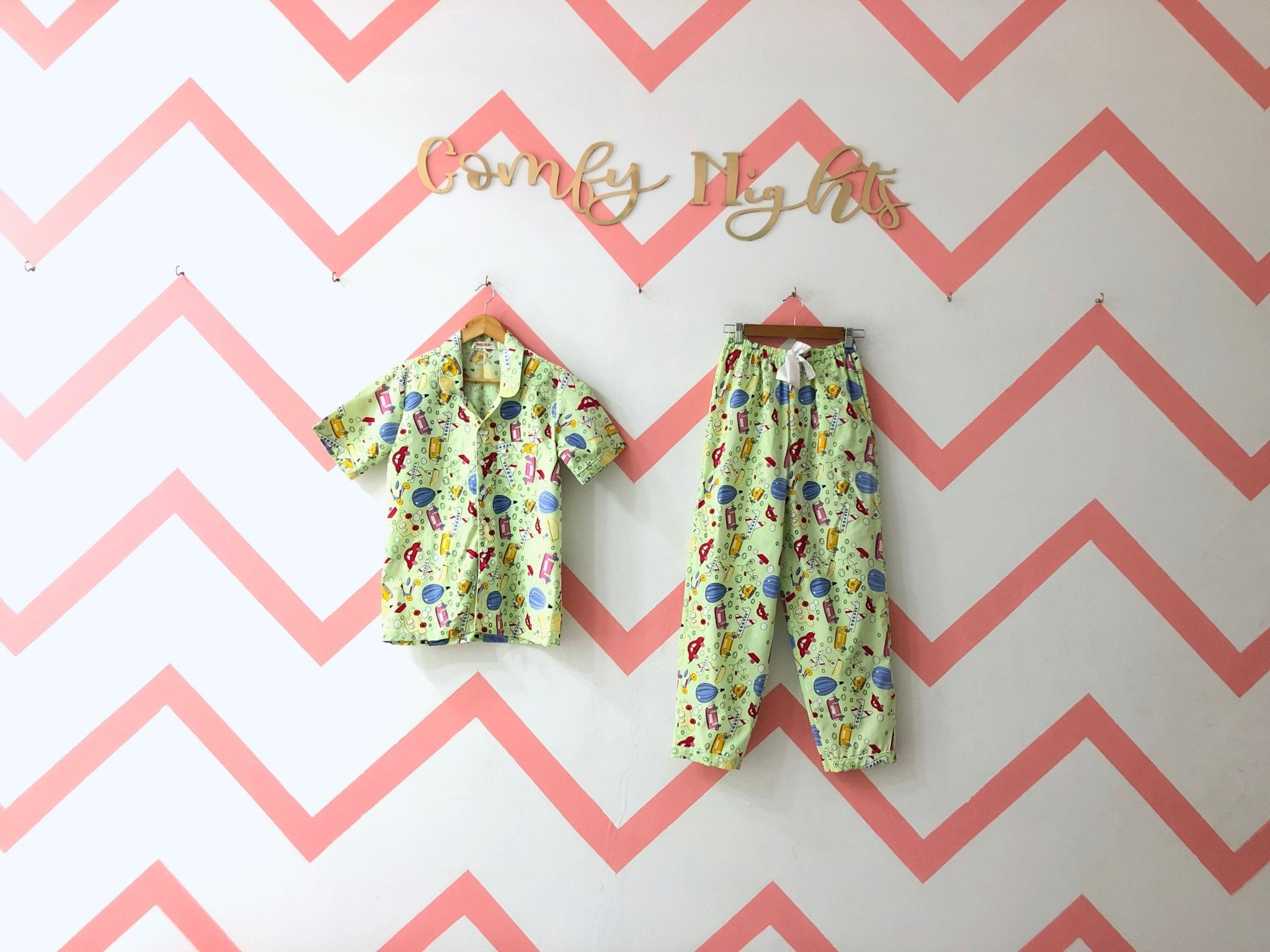Hot Air Balloon Pj Set - Comfy Nights