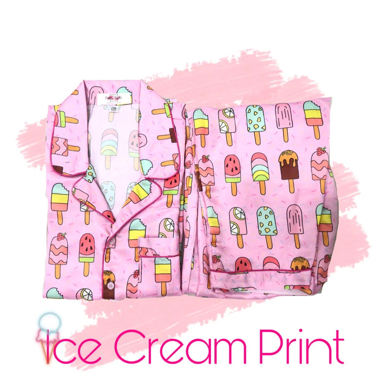 Ice Cream Pj Set - Comfy Nights