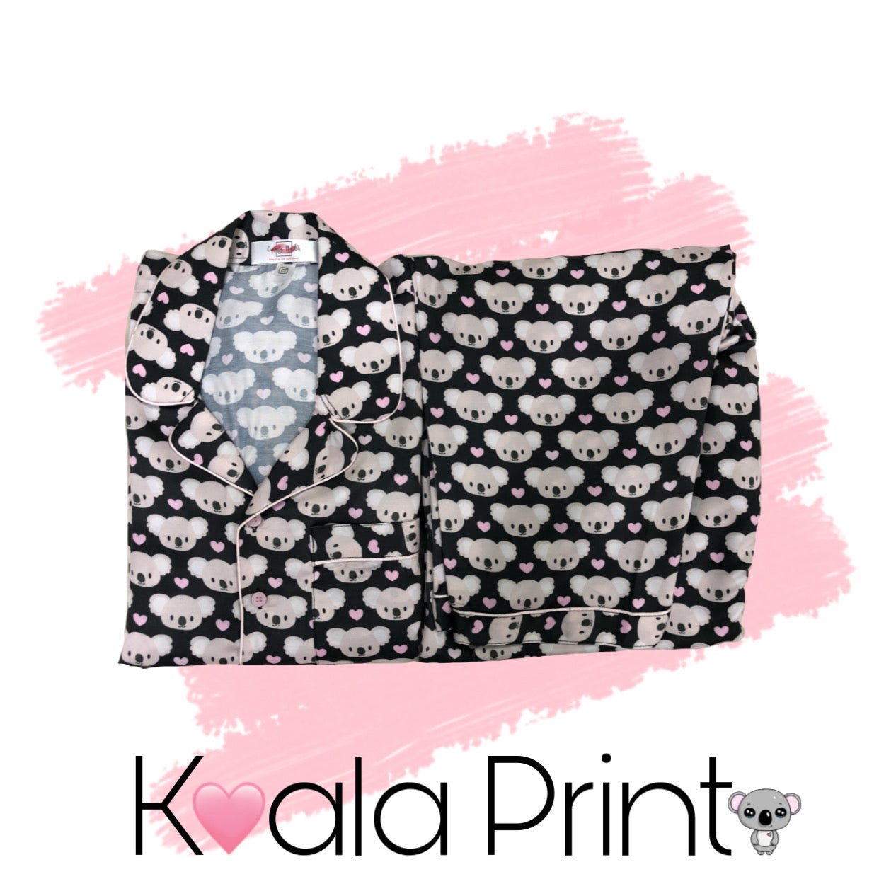 Koala Print Pj Set - Comfy Nights