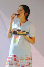 Macaroons Tee + Pj Set - Comfy Nights