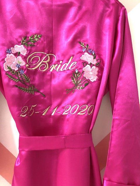 Magenta Personalise Robe | Prepaid Orders Only - Comfy Nights