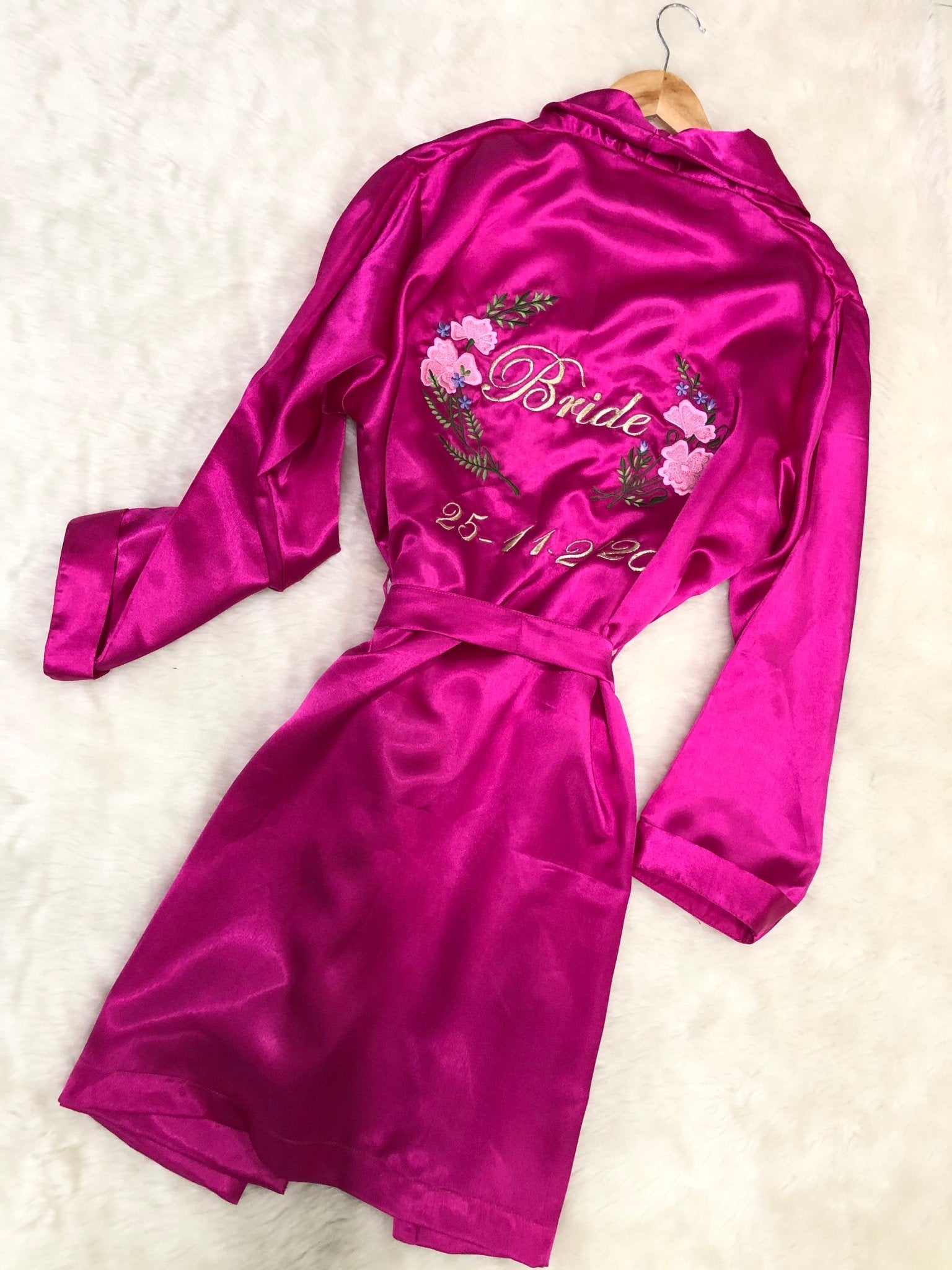 Magenta Personalise Robe | Prepaid Orders Only - Comfy Nights