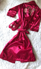 Magenta Personalise Robe + Slippers | Prepaid Orders Only - Comfy Nights