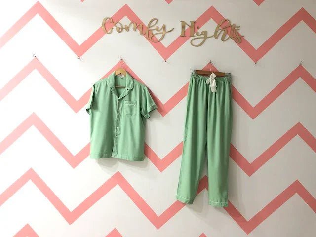 Mint Polka Pj - Comfy Nights
