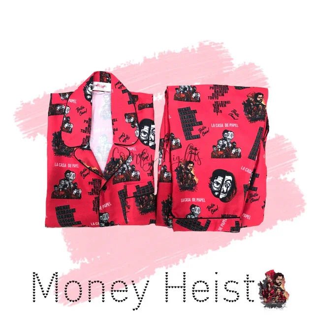 Money Heist Pj Set - Comfy Nights