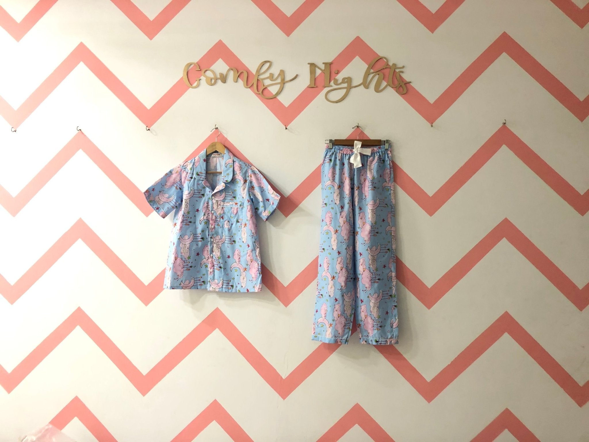 Moon and Stars Pj Set - Comfy Nights