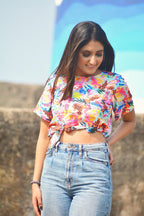 Multi Leaves Crop - Comfy Nights