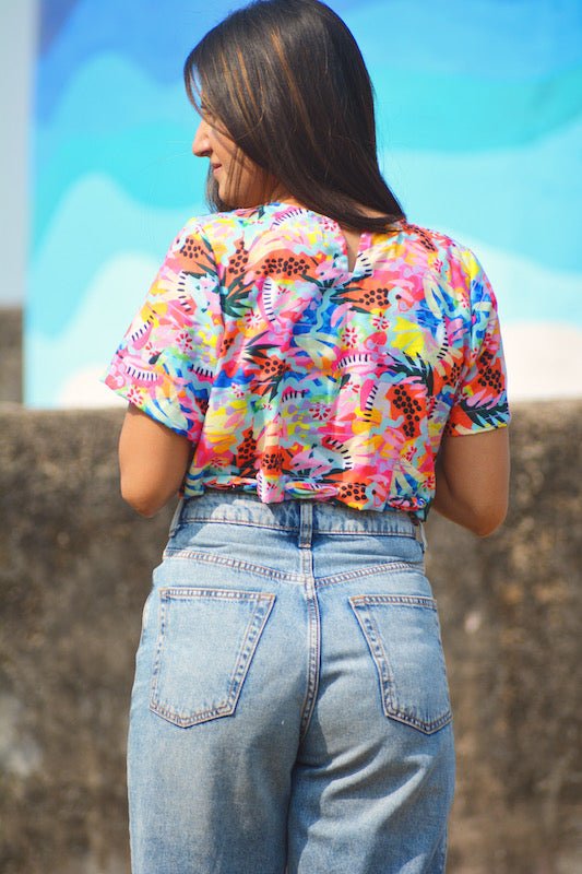 Multi Leaves Crop - Comfy Nights
