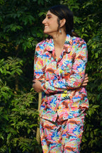 Multi Leaves Pj Set - Comfy Nights