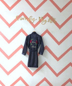 Navy Blue Personalise Robe | Prepaid Orders Only - Comfy Nights