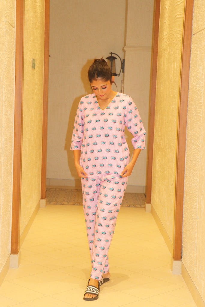 NO!! Tee + Pj Set - Comfy Nights