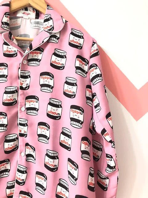 Nutella Pj Set (Half Sleeves) - Comfy Nights