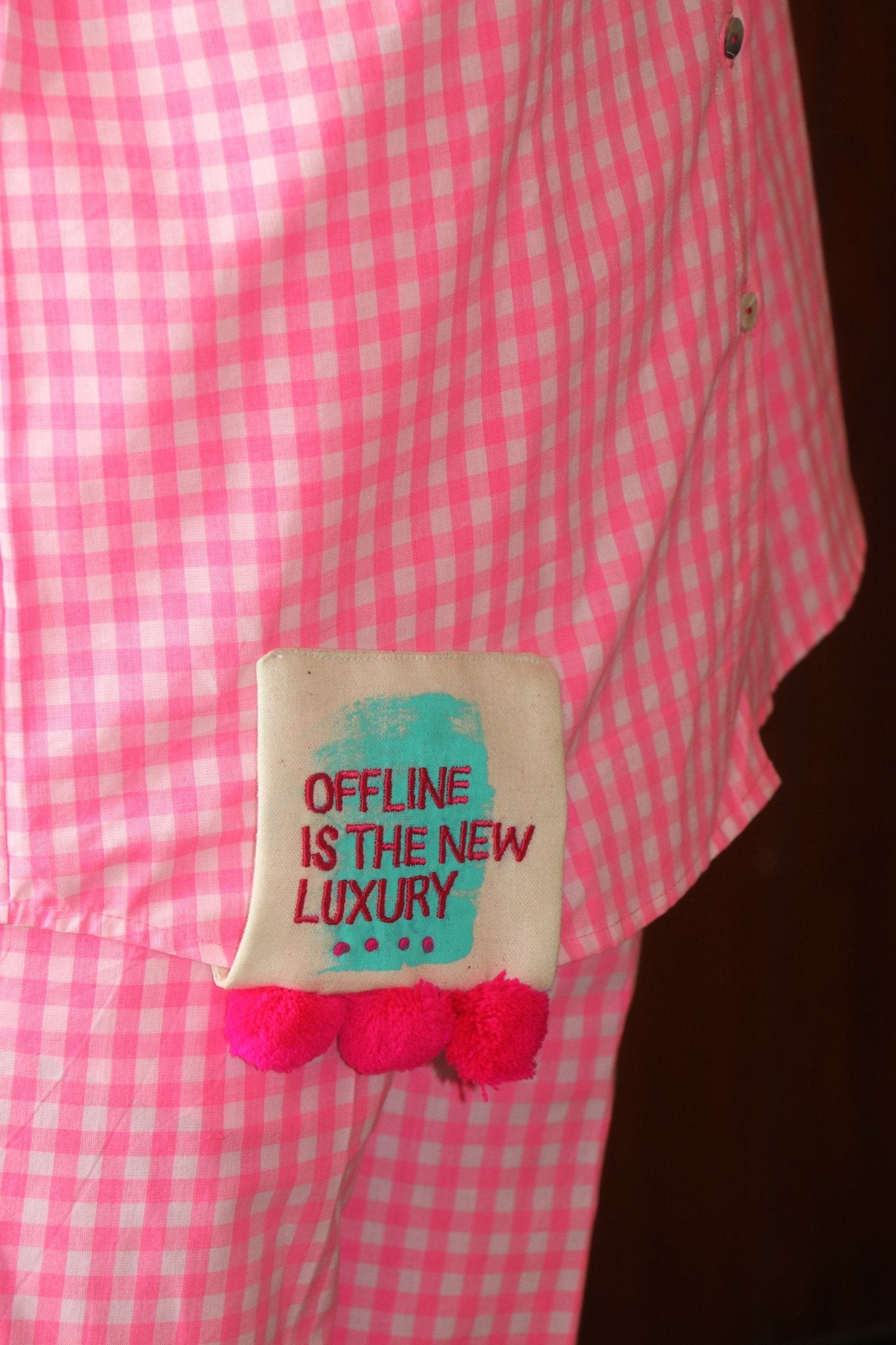 OFFLINE IS THE NEW LUXURY Co-Ord Set - Comfy Nights