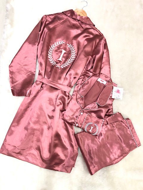 Old Rose Gold Robe + Pj Set | Prepaid Orders Only - Comfy Nights