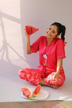 One in a Melon Tee + Pj Set - Comfy Nights