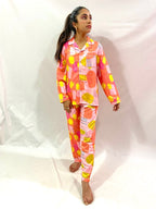 Orange Cocktail PJ Set - Comfy Nights