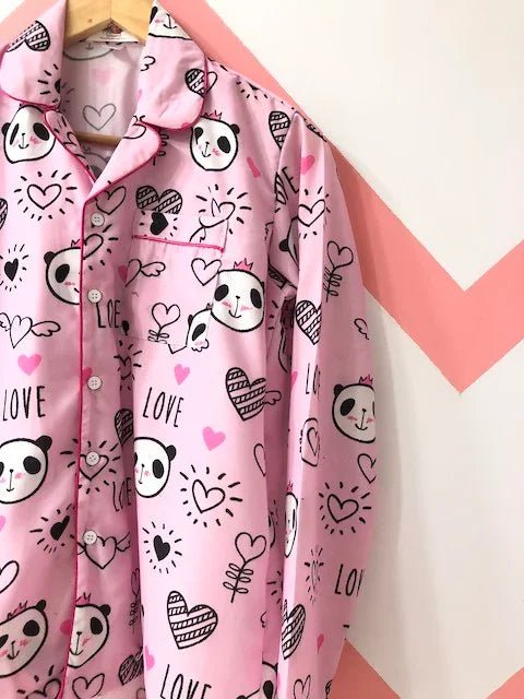 Panda Love Pj Set - Comfy Nights