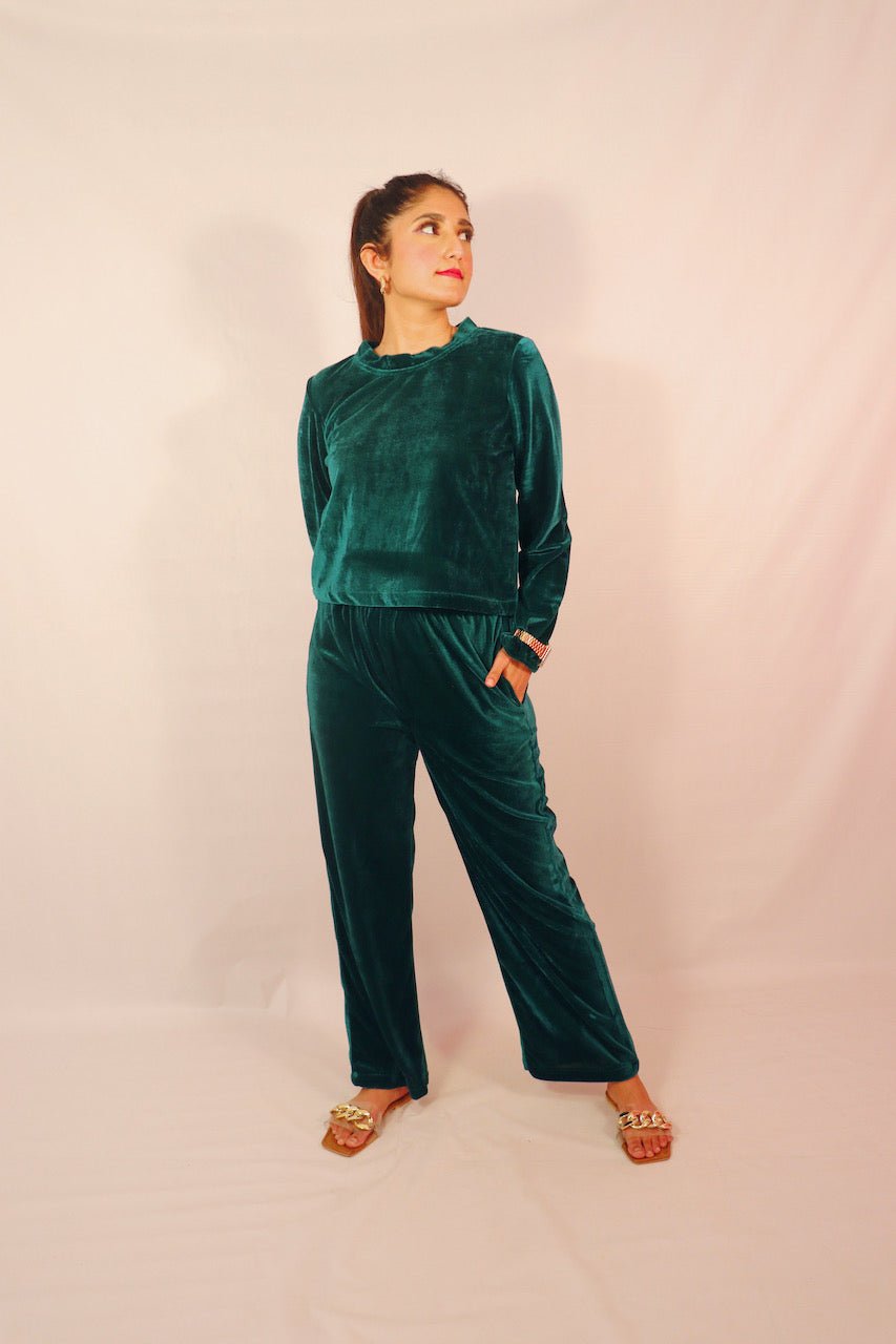 Paraiso Tee + Wide Leg Pant Set - Comfy Nights