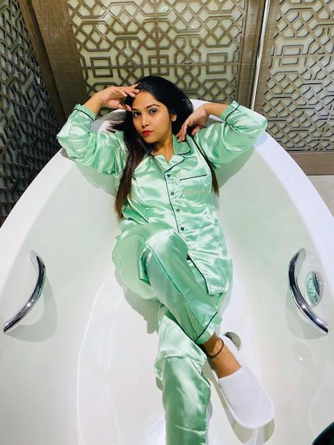 Pastel Green Personalise Back Satin Pj Set | Prepaid Orders Only - Comfy Nights