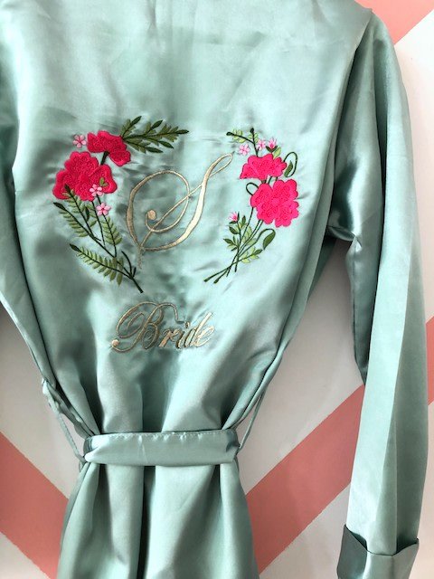 Pastel Green Personalise Robe | Prepaid Orders Only - Comfy Nights