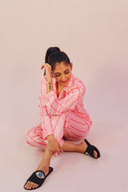 Pastel Pink Pj Set - Comfy Nights