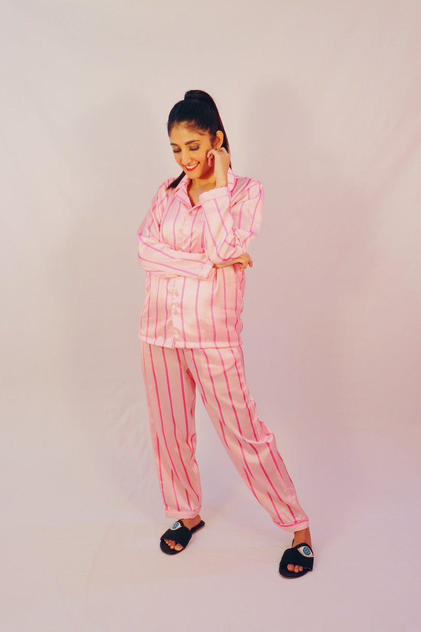 Pastel Pink Pj Set - Comfy Nights