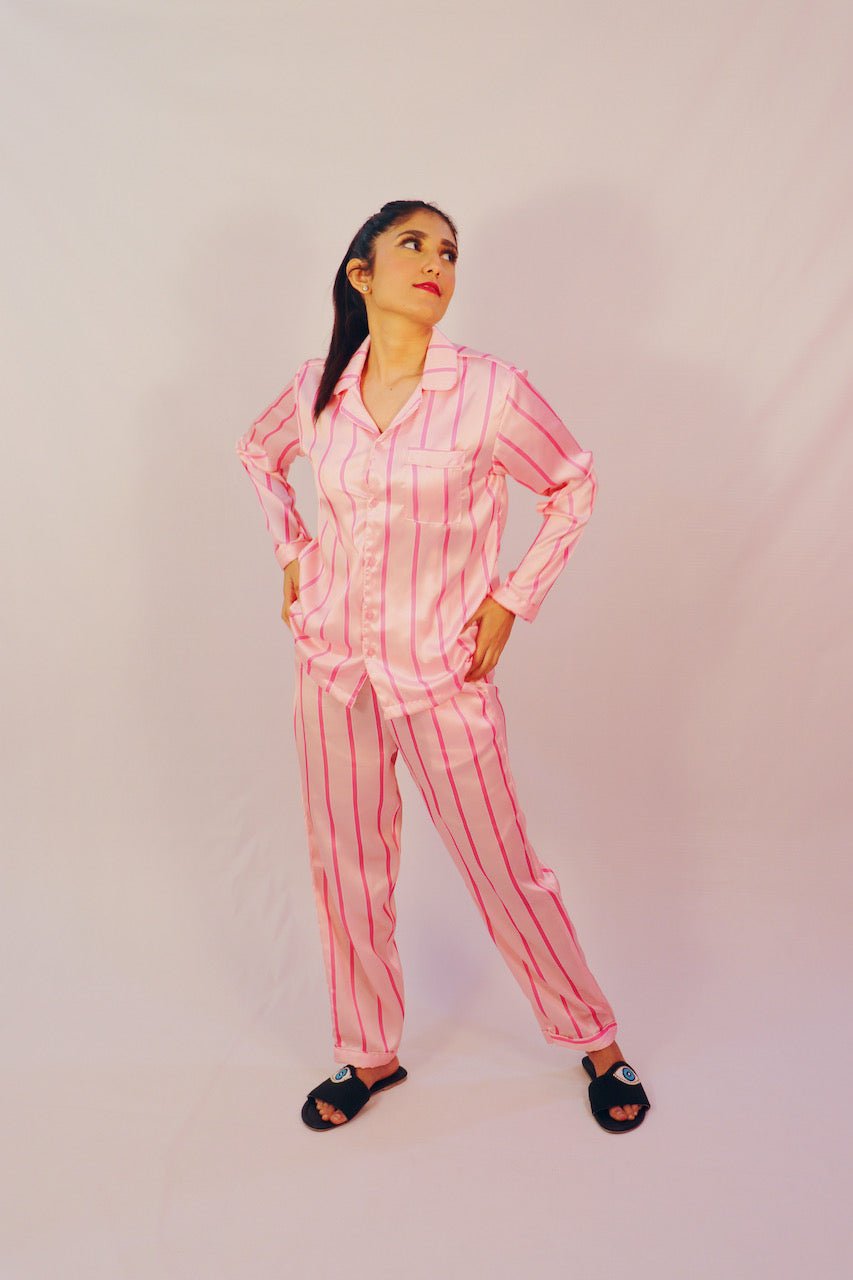 Pastel Pink Pj Set - Comfy Nights