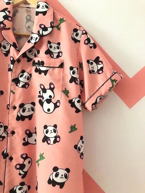 Peach Panda Pj Set - Comfy Nights