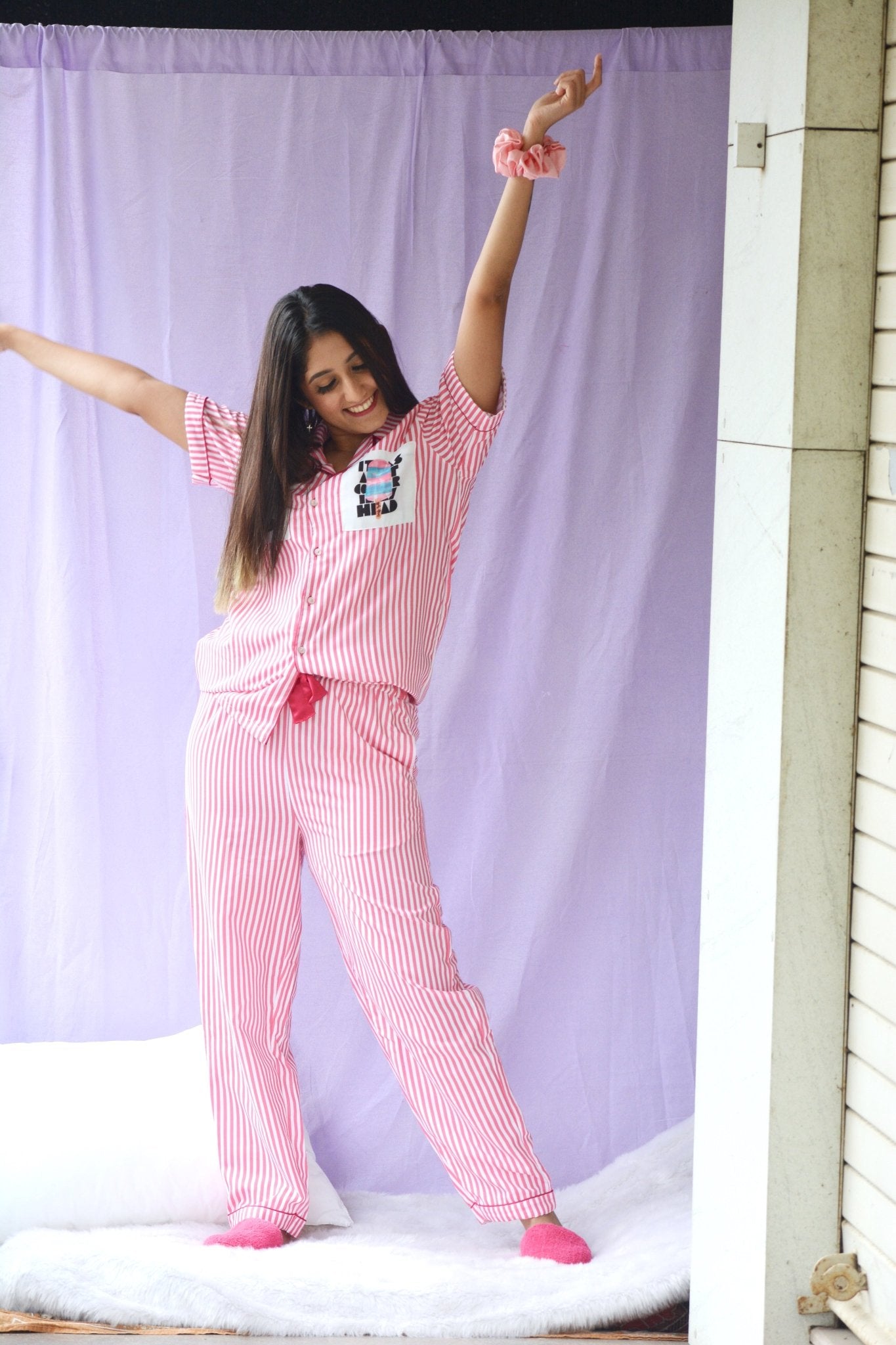 Peach Patch Pj Set - Comfy Nights