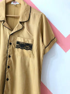 Peanut Polka Dots Pj Set (NO LACE ON POCKET) - Comfy Nights