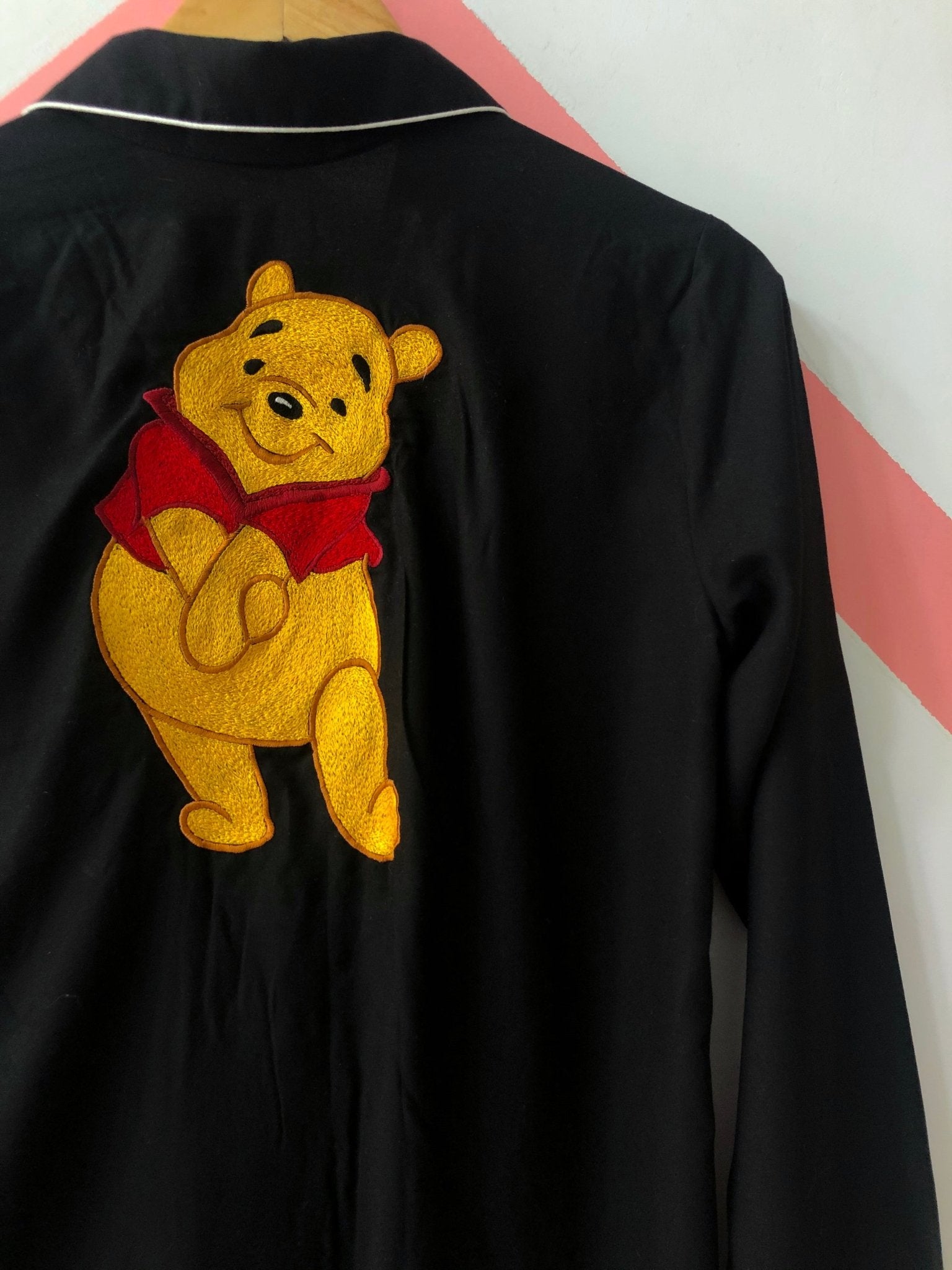 Personalise Pooh Bear Shorts Set (Black) | Prepaid Orders Only - Comfy Nights