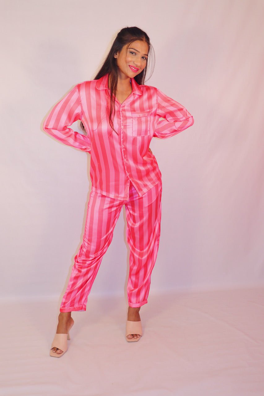 Pink Bubble Pj Set - Comfy Nights