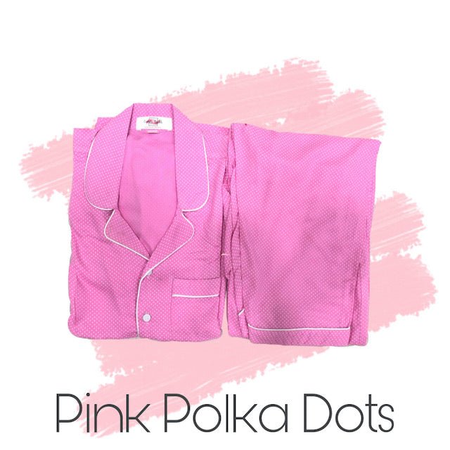 Pink Polka Dots Pj Set - Comfy Nights