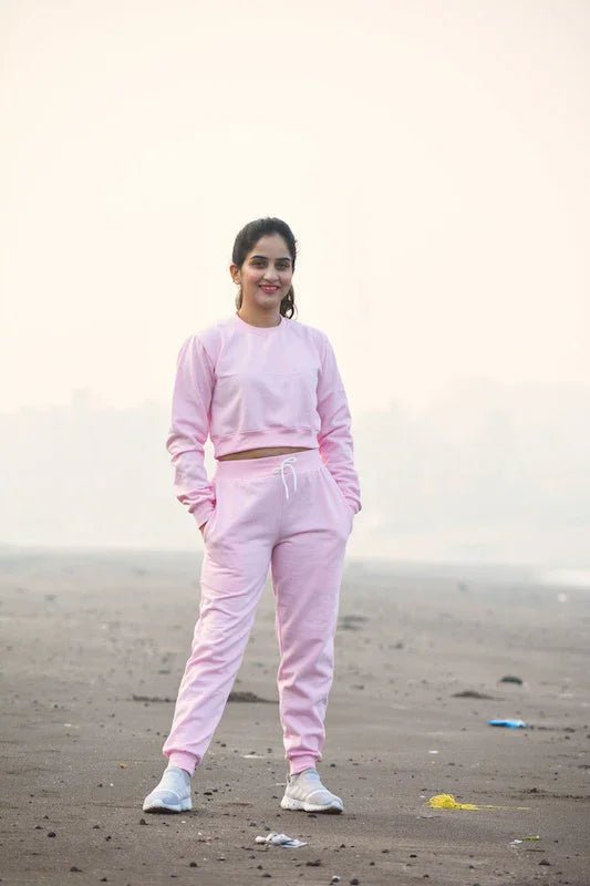 Pink Sweatshirt + Joggers - Comfy Nights