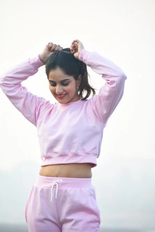 Pink Sweatshirt + Joggers - Comfy Nights