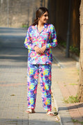 Purple Art Pj Set - Comfy Nights