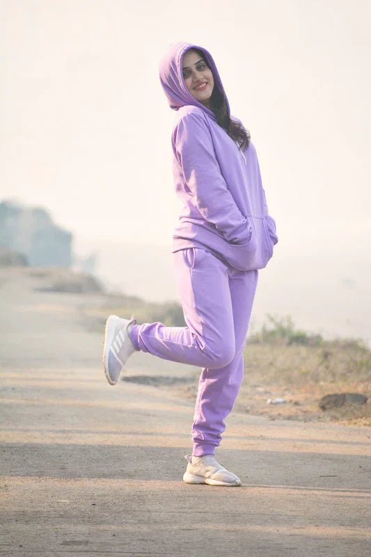 Purple Hoodie + Joggers - Comfy Nights