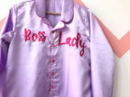 Purple Personalise Satin Pj Set | Prepaid Orders Only - Comfy Nights