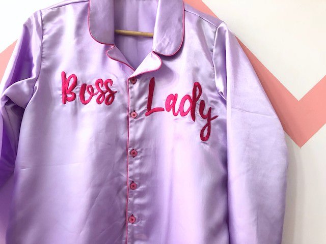 Purple Personalise Satin Pj Set | Prepaid Orders Only - Comfy Nights